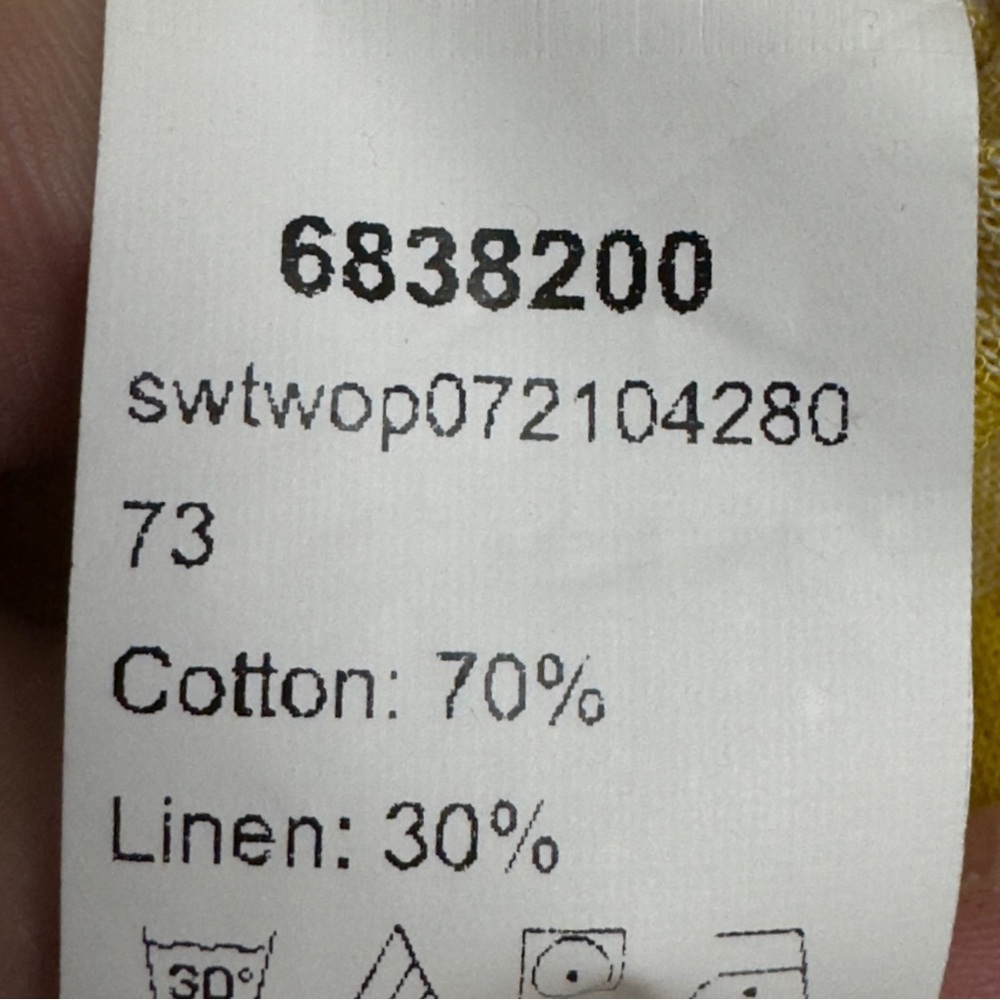 Mossimo Supply Co. Yellow and White Gingham Button-Front Midi Skirt - Picture 5 of 7